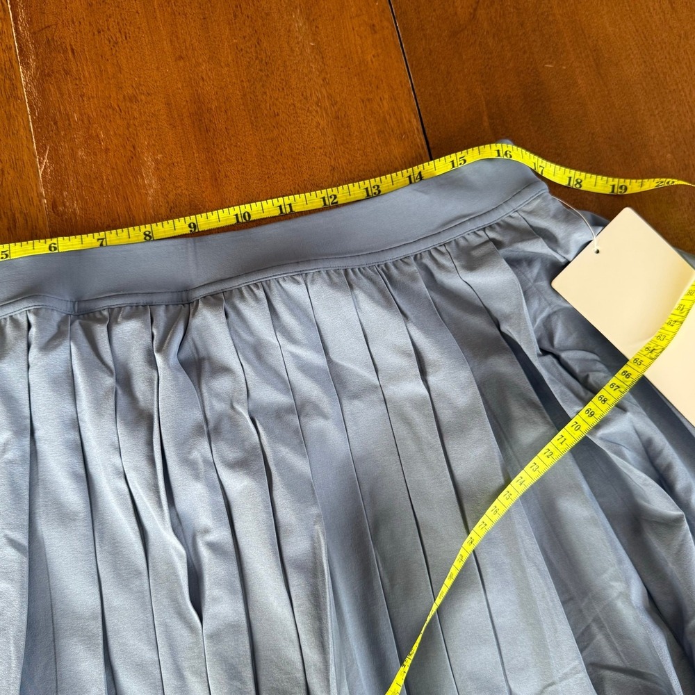 Lululemon Varsity HighRise Pleated Tennis Skirt Oasis Blue Sz 14 Pickleball Golf - Picture 12 of 13